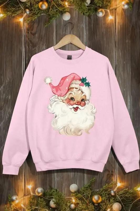 Santa Fleece Women's Sweatshirt | Color Bear