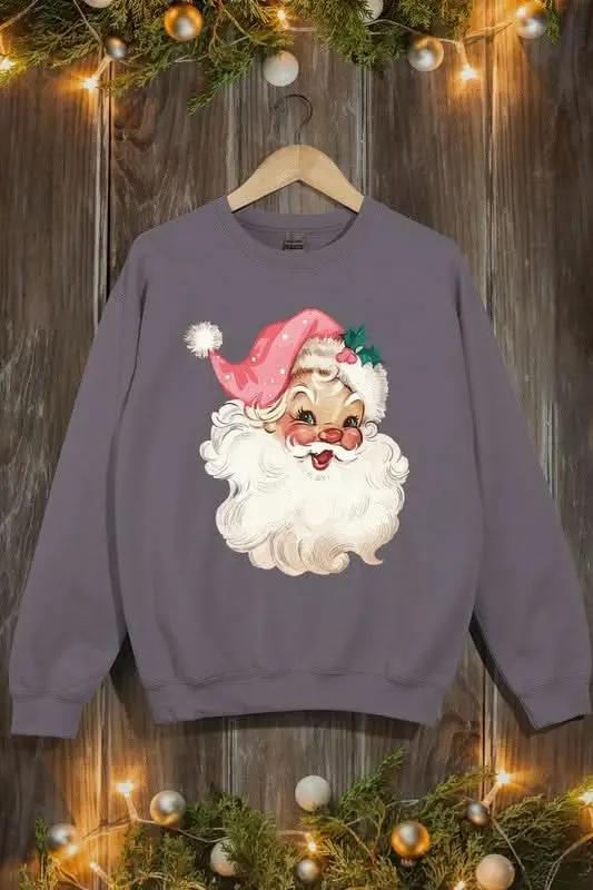 Santa Fleece Women's Sweatshirt | Color Bear