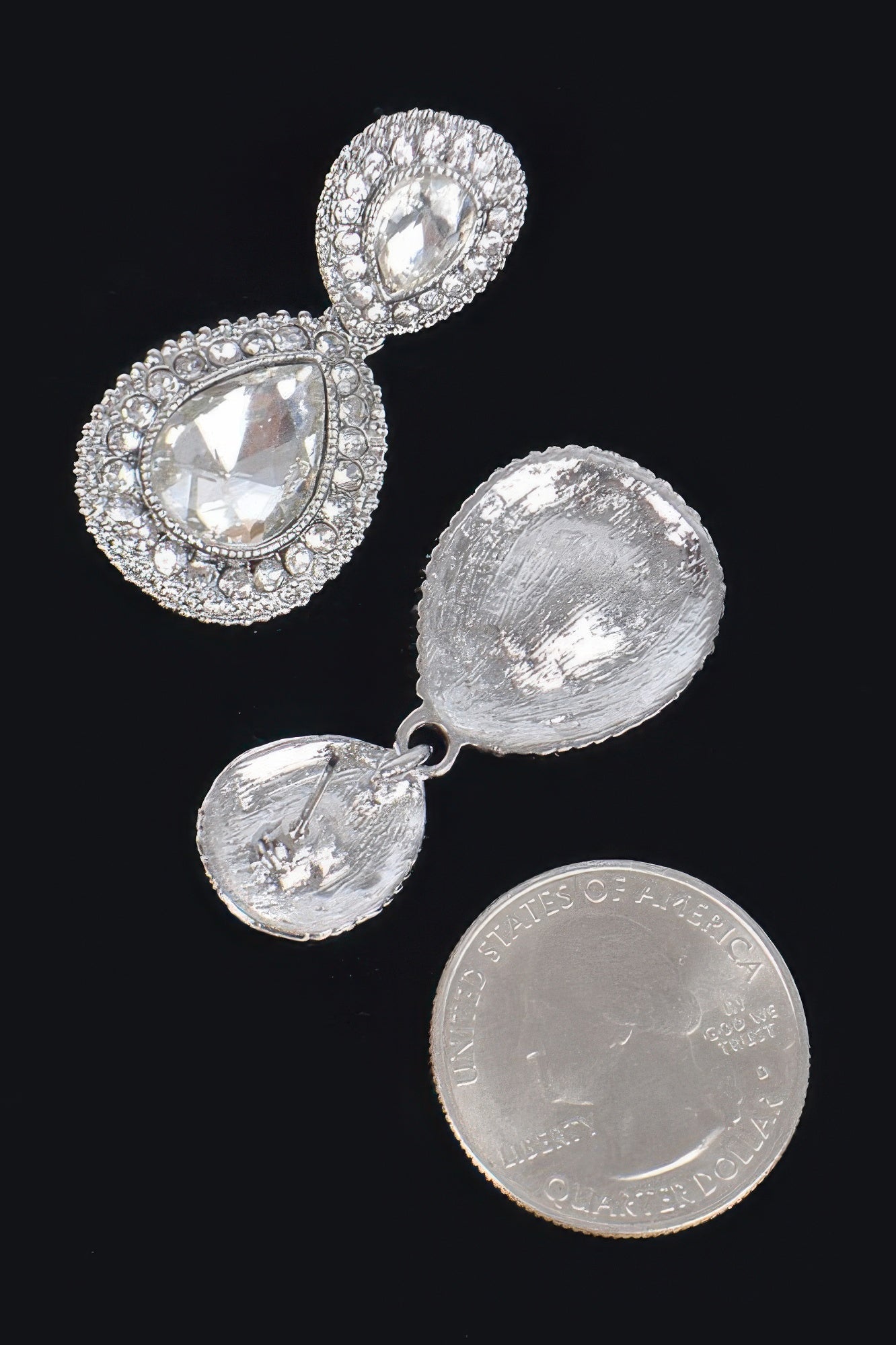 Rhinestone Dangle Earring