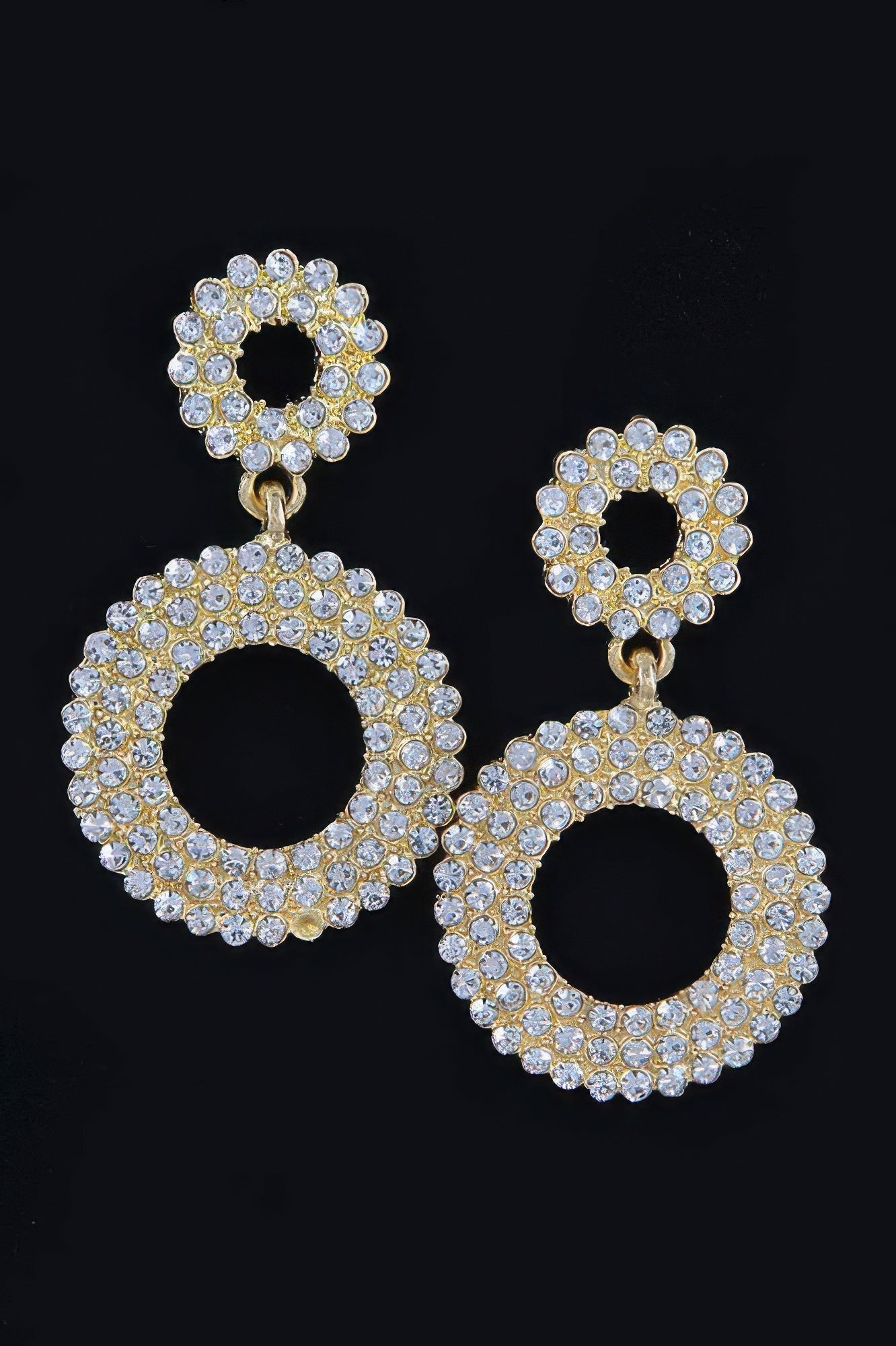 Rhinestone Dangle Earring