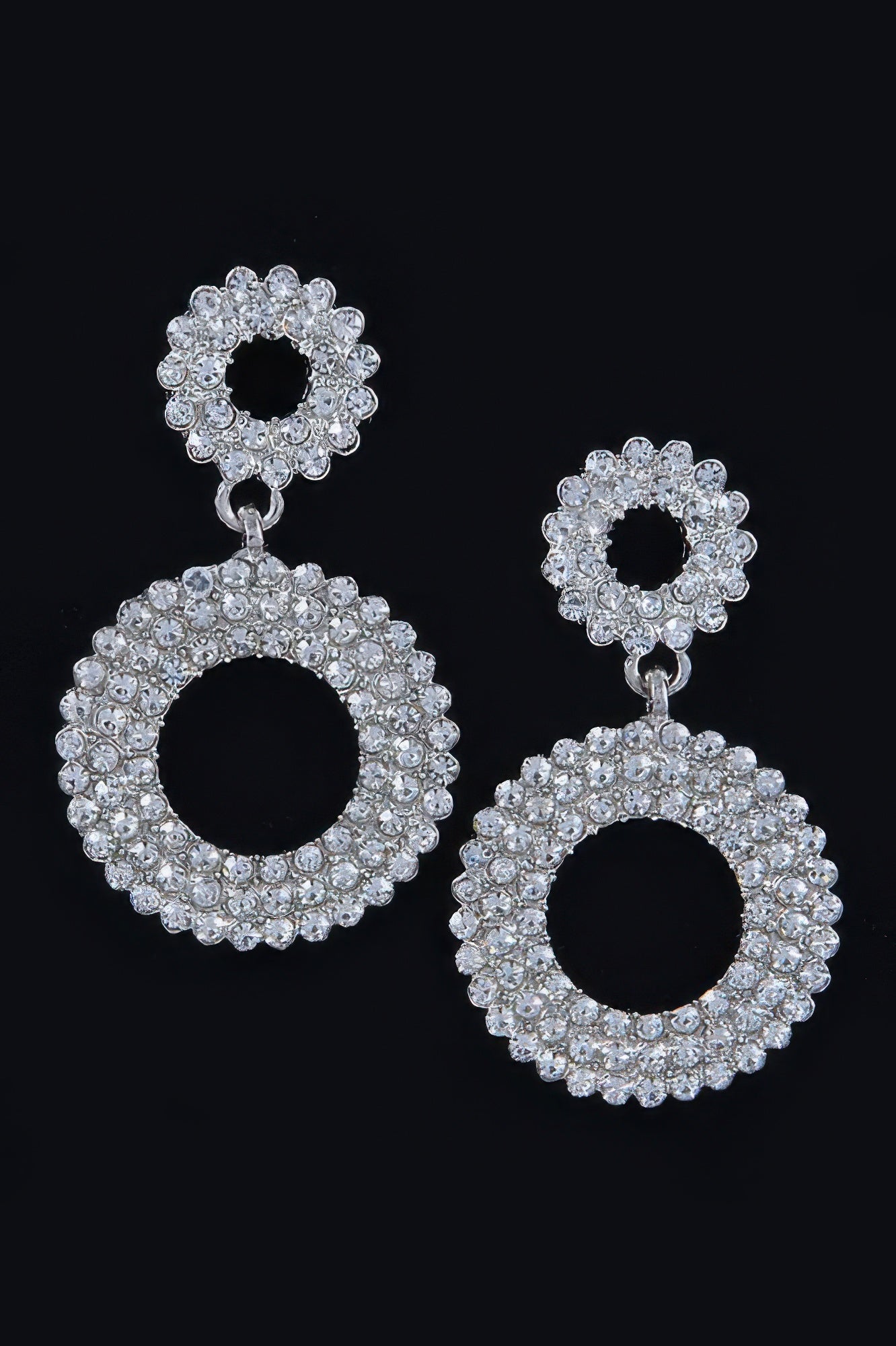 Rhinestone Dangle Earring