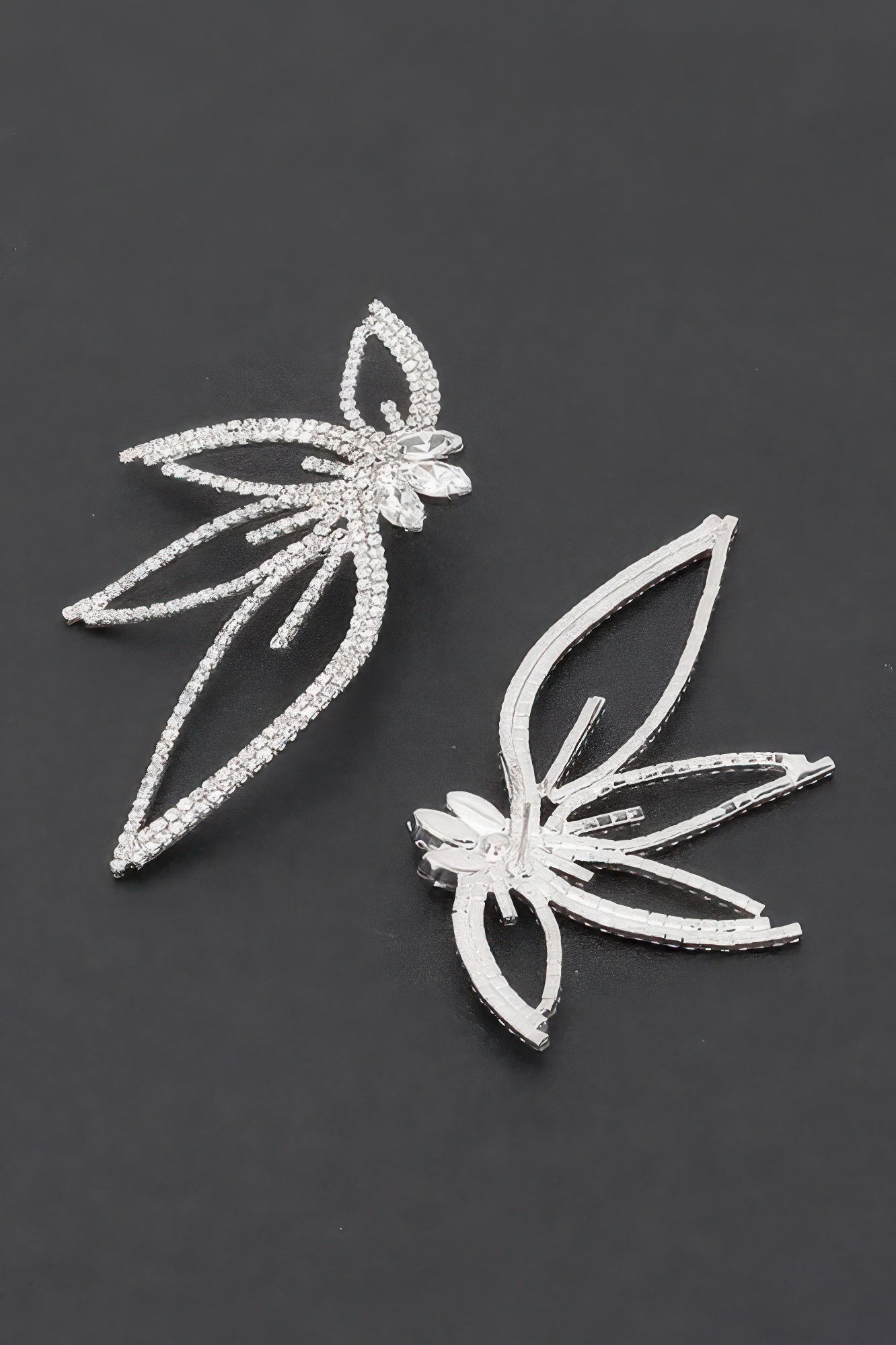 Rhinestone Flower Earring