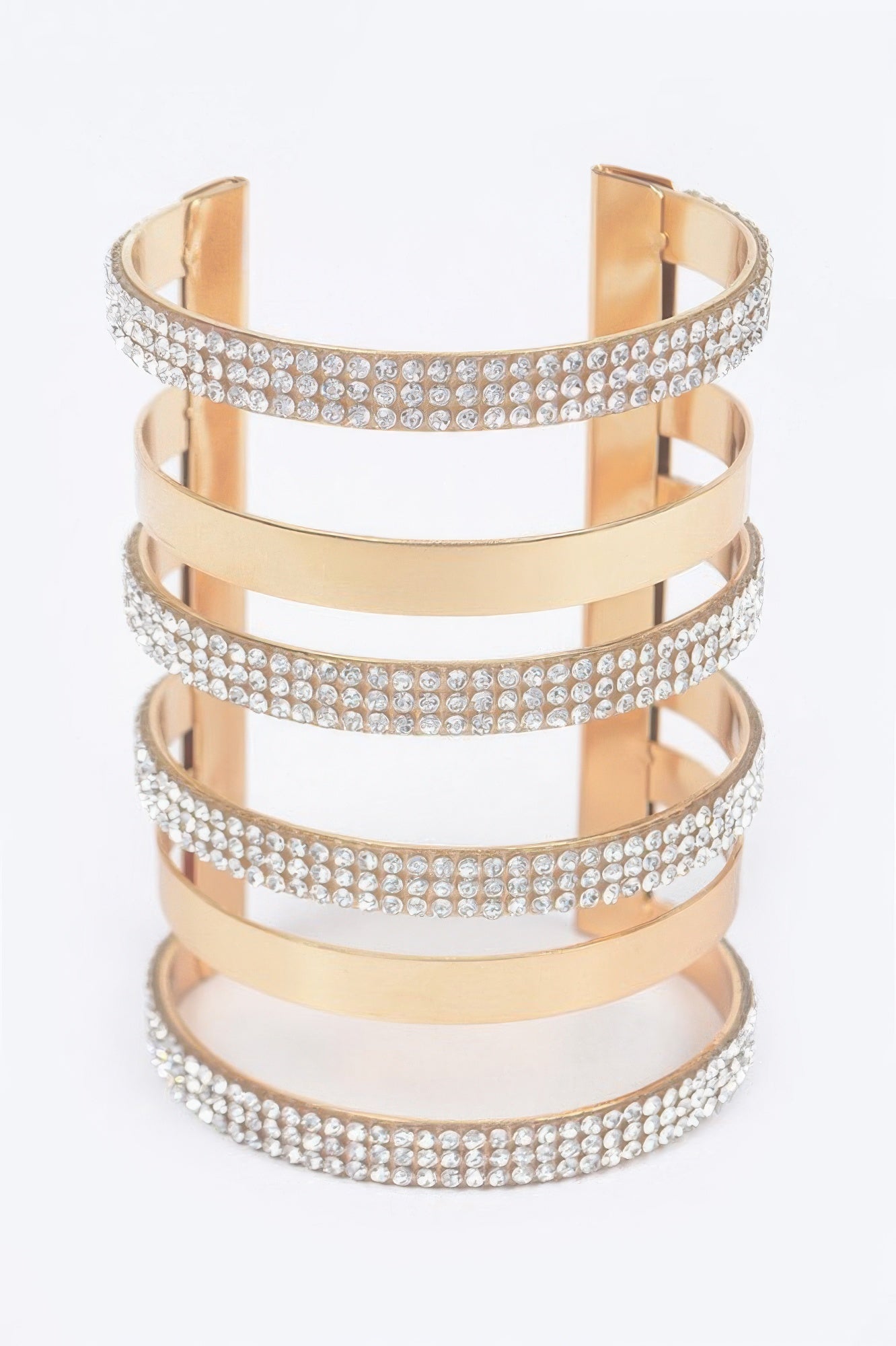 Rhinestone Metal Cuff