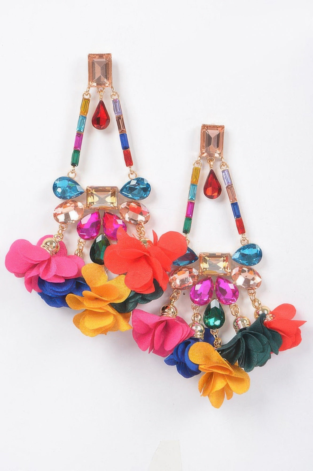 Rhinestone Party Drop Earring