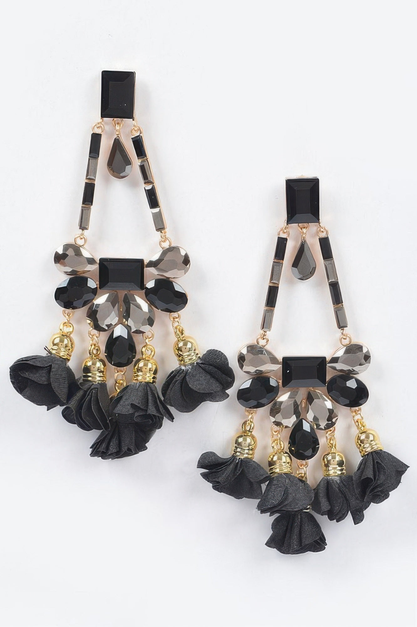 Rhinestone Party Drop Earring