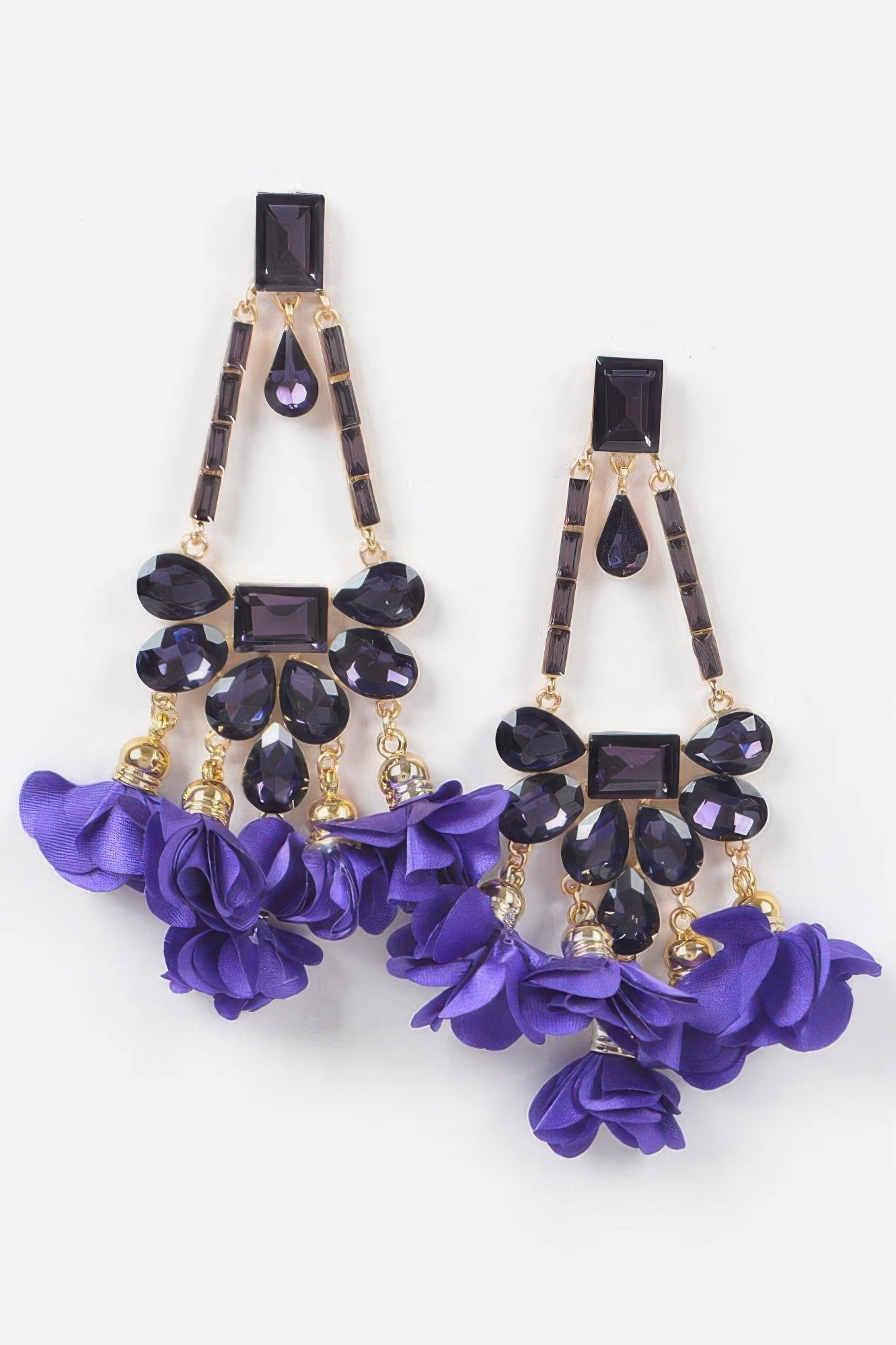 Rhinestone Party Drop Earring