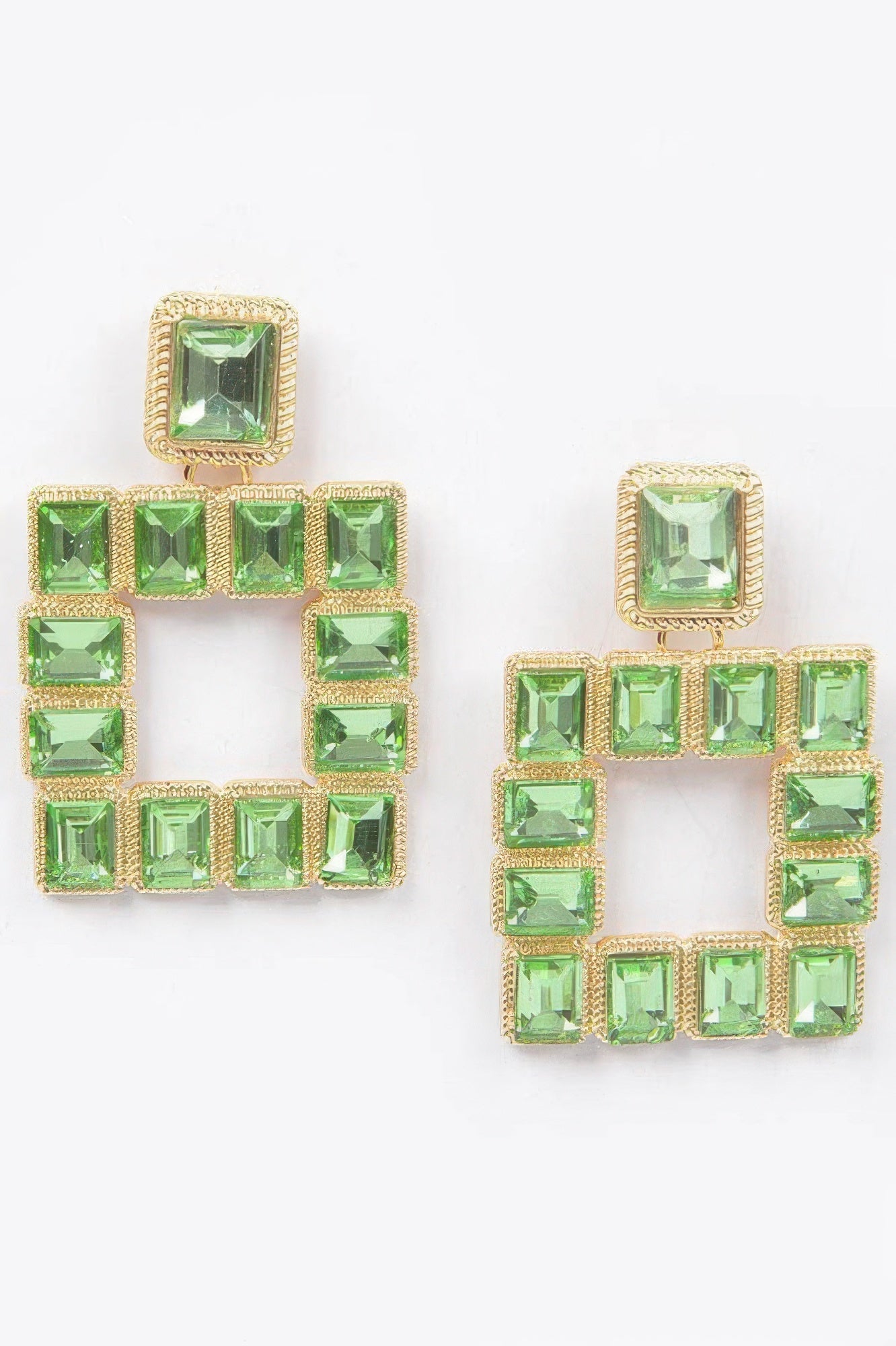 Rhinestone Square Earring