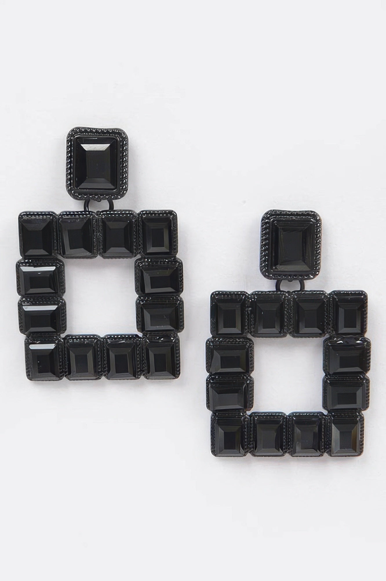 Rhinestone Square Earring