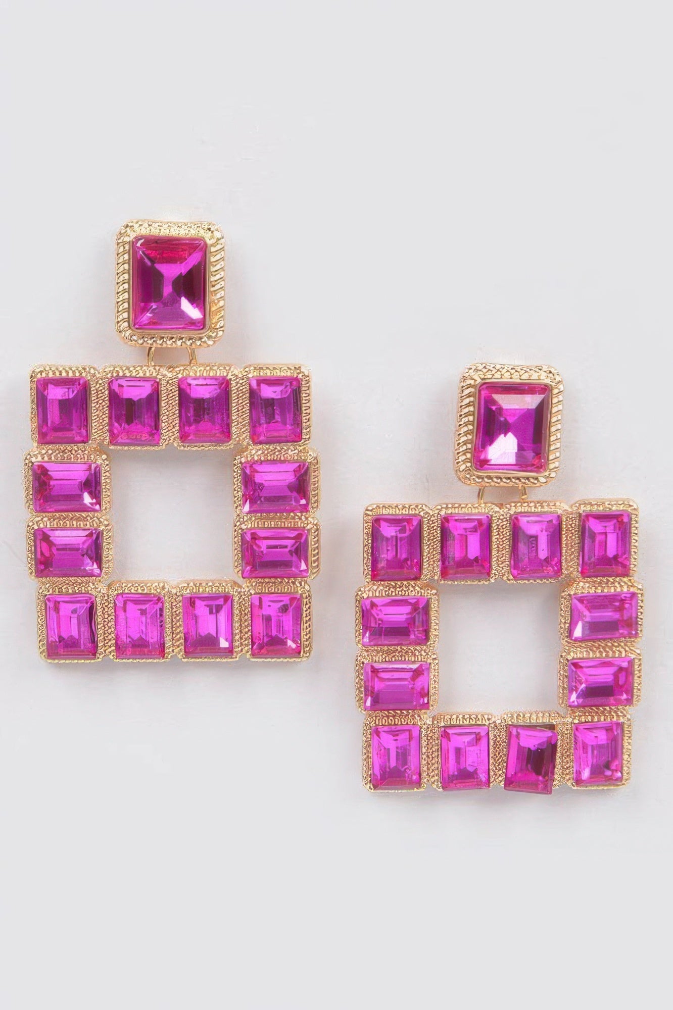 Rhinestone Square Earring