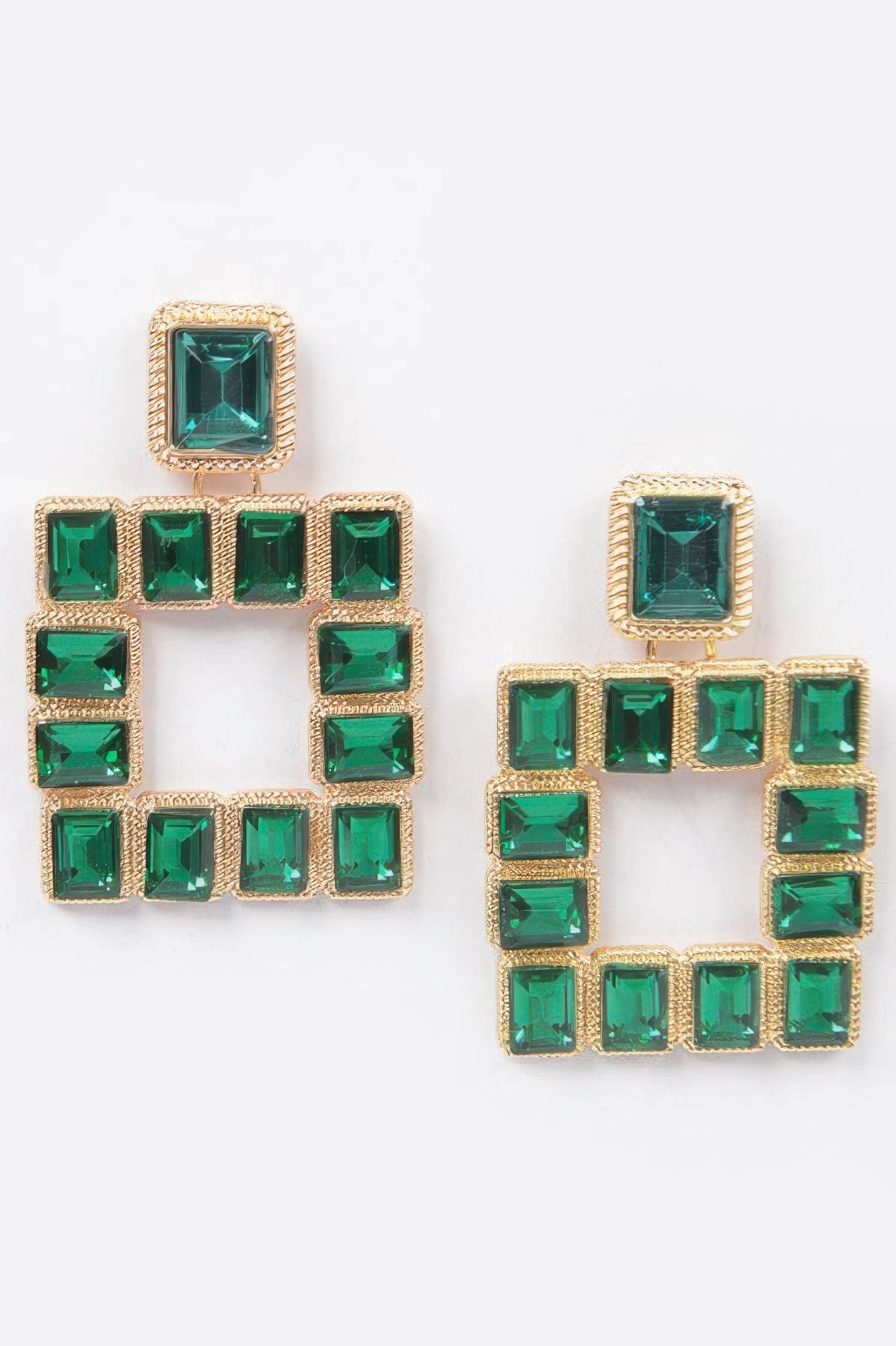 Rhinestone Square Earring