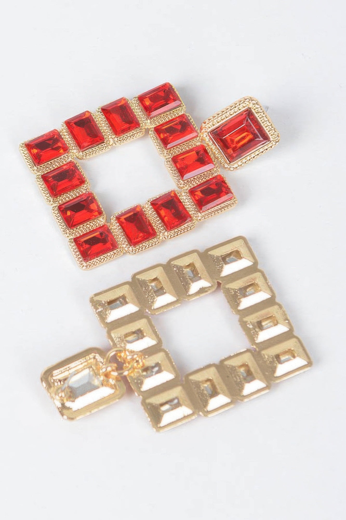Rhinestone Square Earring