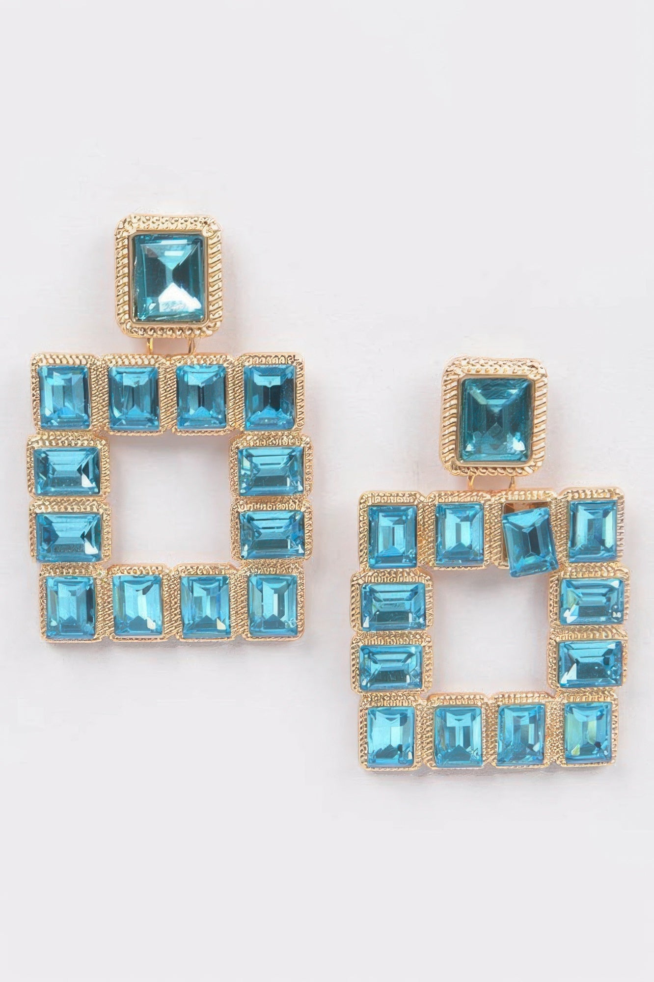 Rhinestone Square Earring
