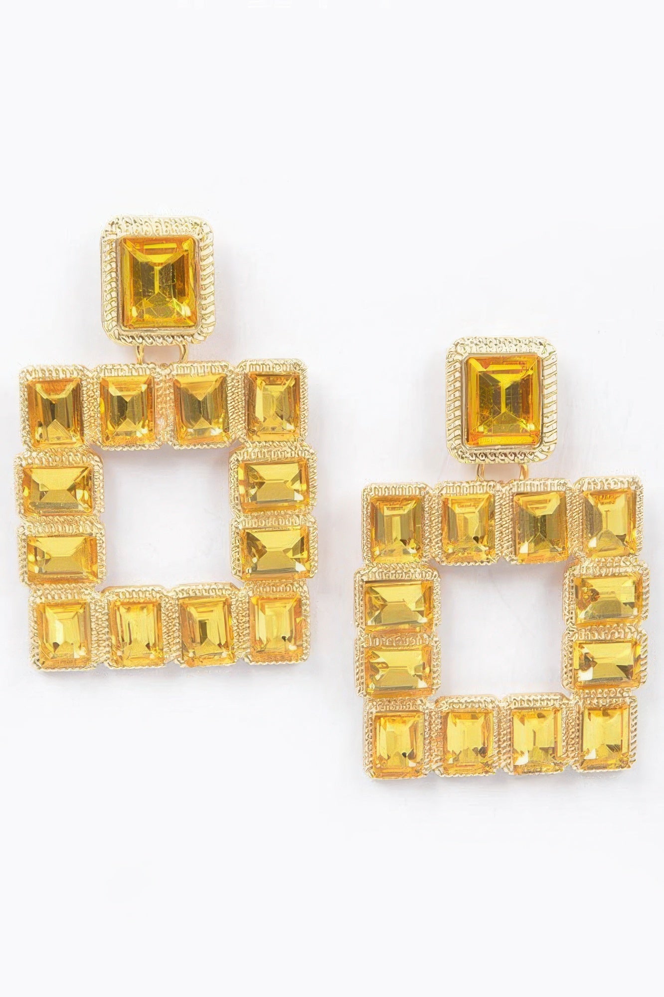 Rhinestone Square Earring
