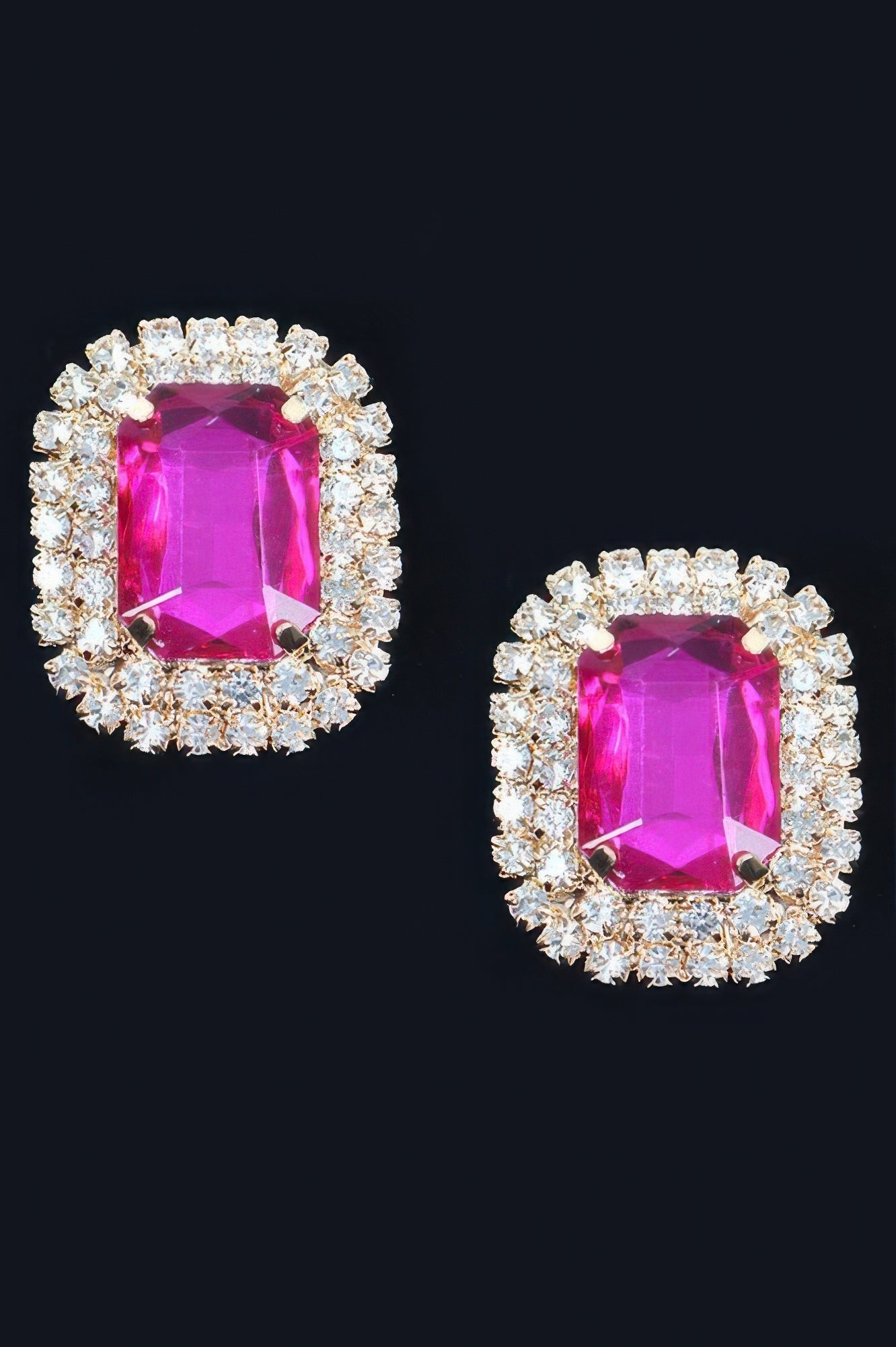 Rhinestone Stud Earring