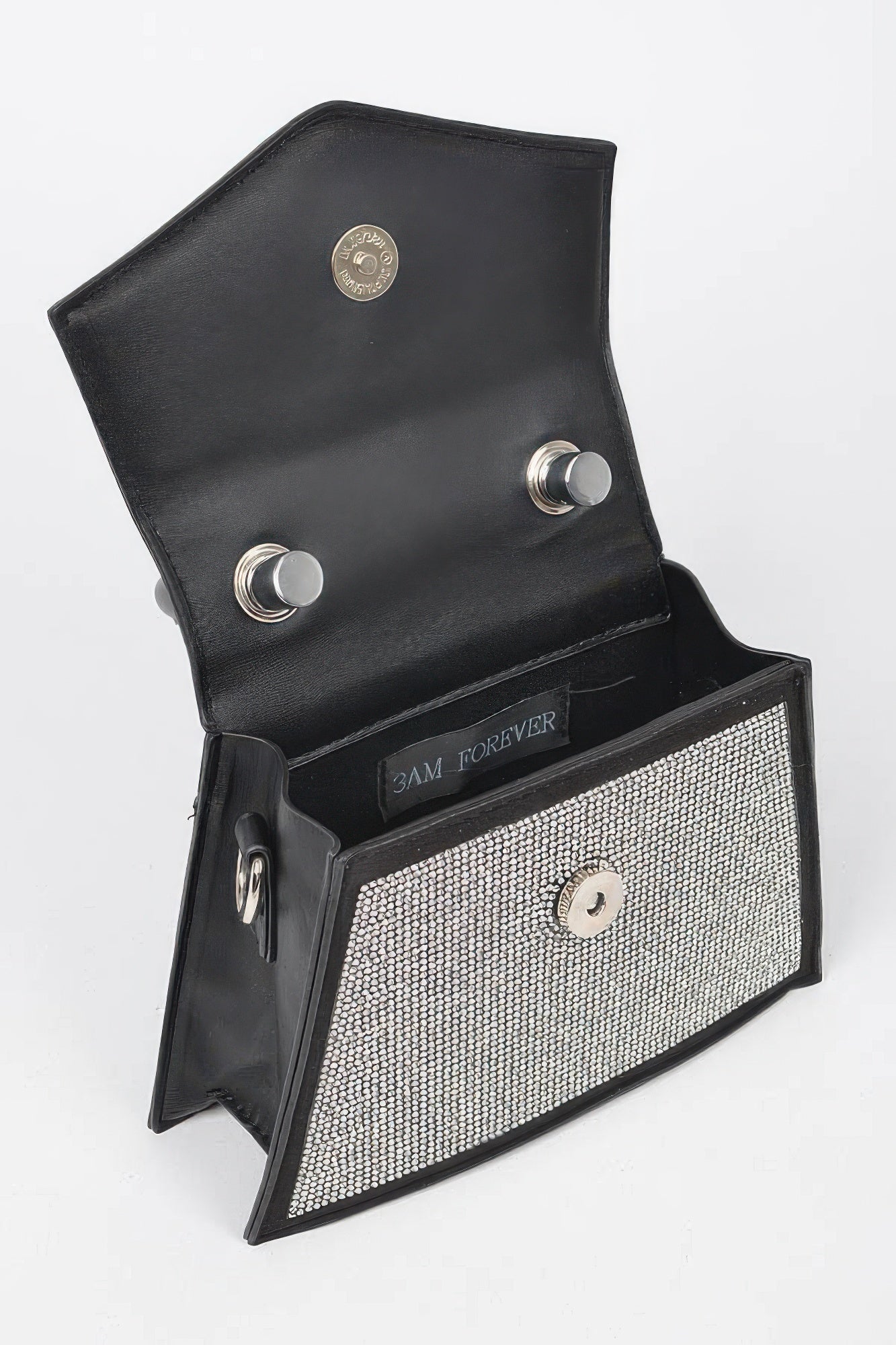 Rhinestone Top Handle Crossbody Bag