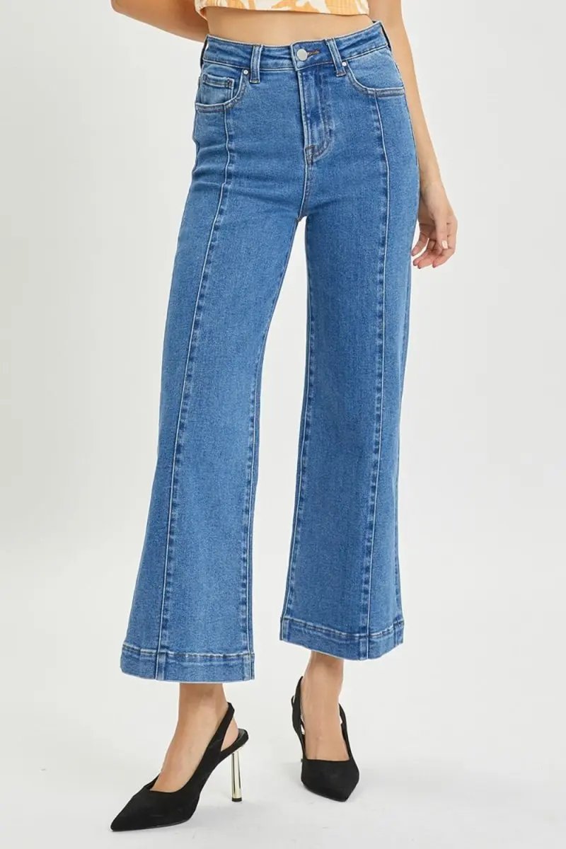 Sweaters Trendsi RISEN High Rise Wide Leg Jeans Women's Everyday Denim Comfortable Fit