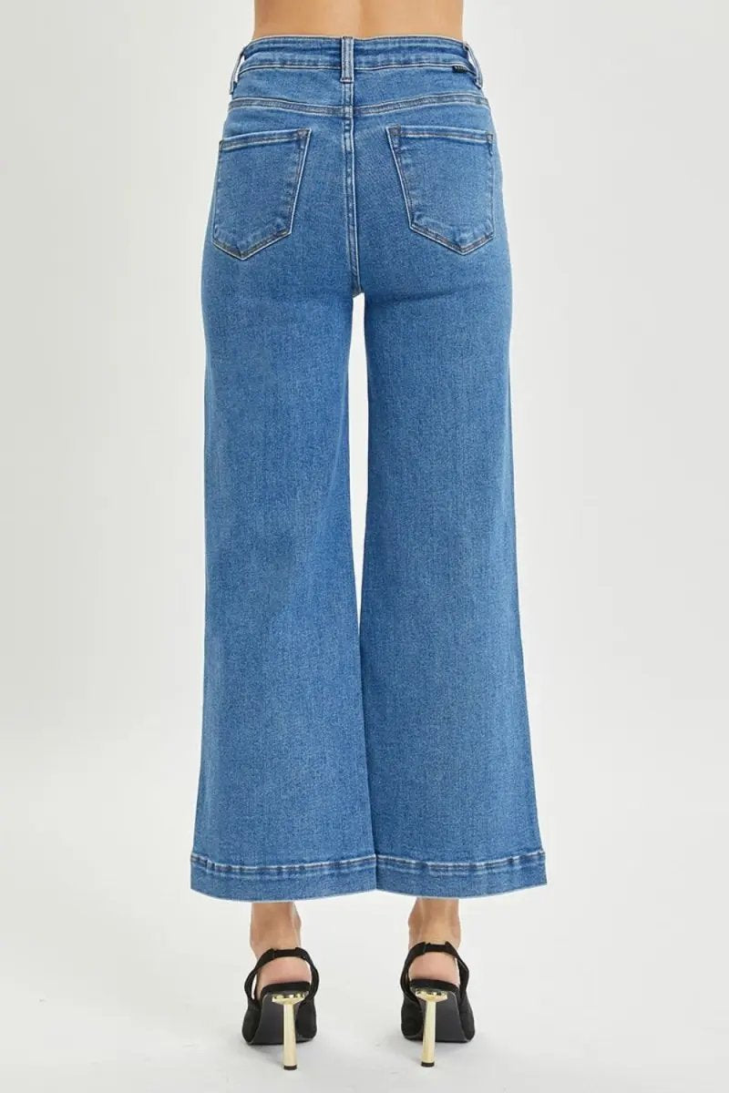 Sweaters Trendsi RISEN High Rise Wide Leg Jeans Women's Everyday Denim Comfortable Fit