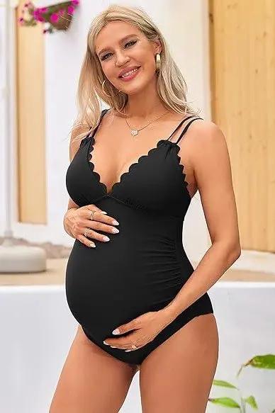 Charmo Maternity Swimsuit V Neck with Support