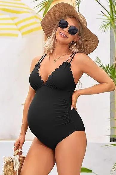 Charmo Maternity Swimsuit V Neck with Support