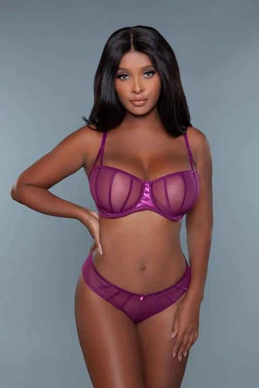 Pants Premium BE WICKED Sabrina Balconette Bra - Black, Size 34A, Underwire Support, Adjustable Straps