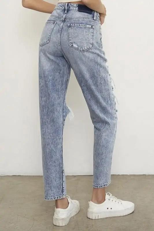 Women's Jeans Jeans - Comfortable Fit - Slim Boyfriend Style