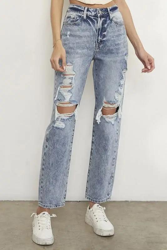 Women's Jeans Jeans - Comfortable Fit - Slim Boyfriend Style