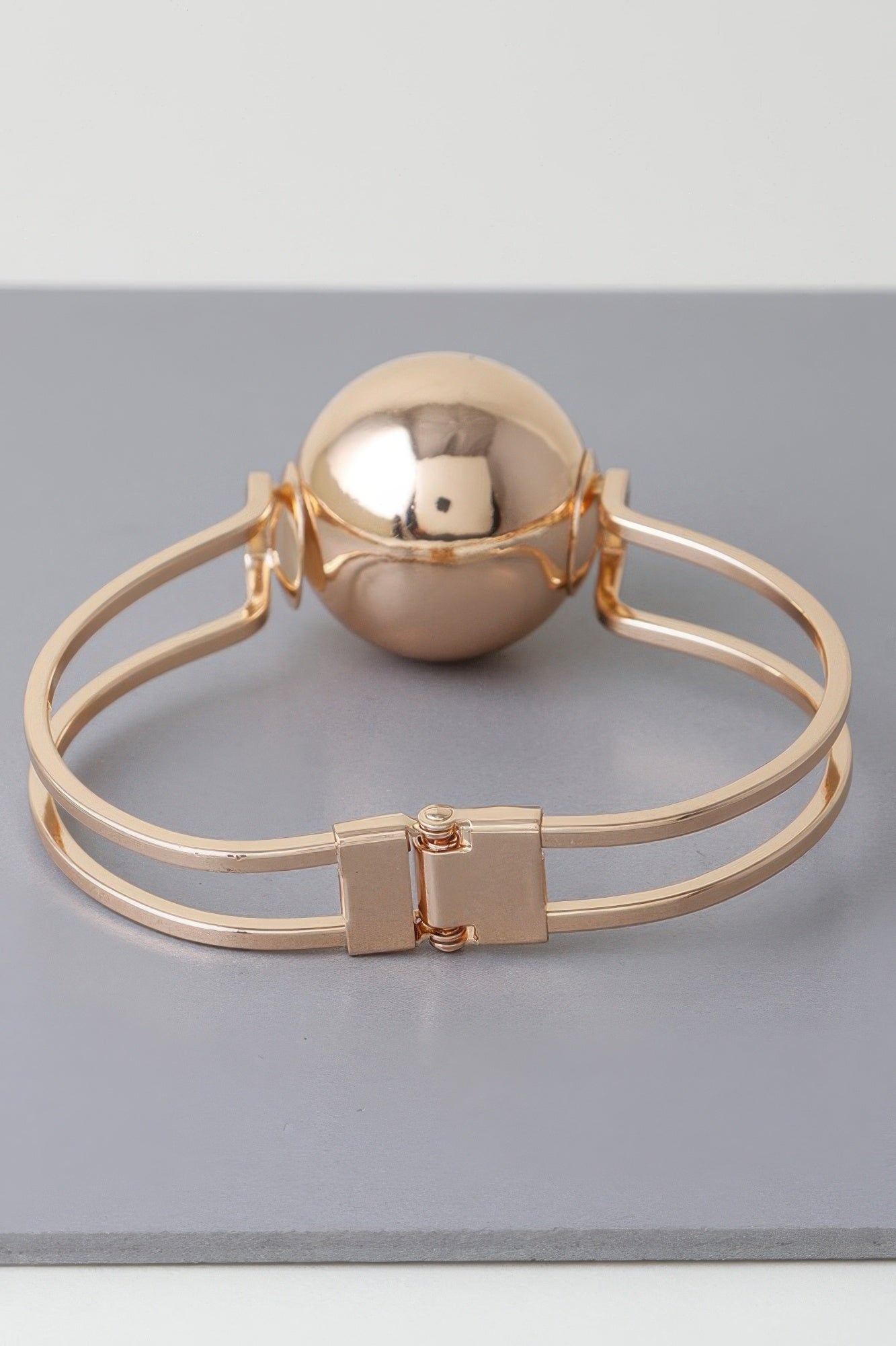 Statement Sphere Cuff Bracelet