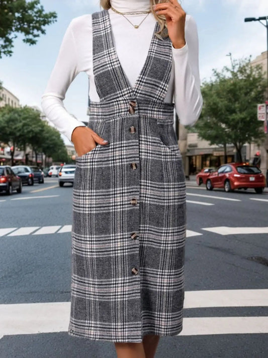 Dresses Trendsi Chic plaid dress with pockets