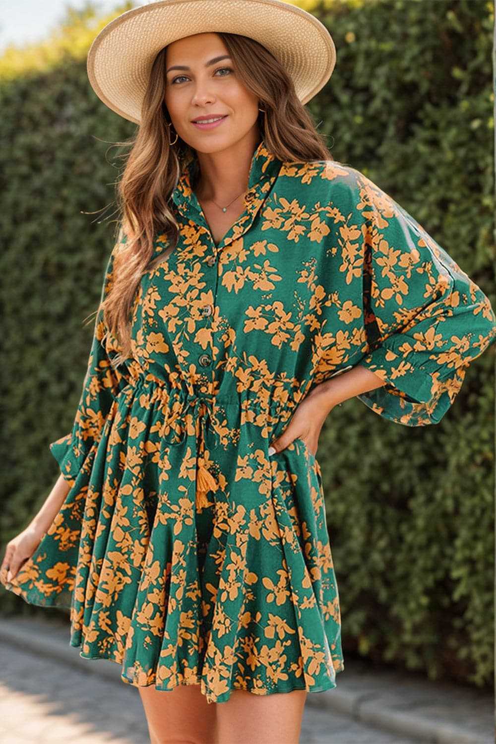 Dresses Trendsi Chic three-quarter sleeve mini dress