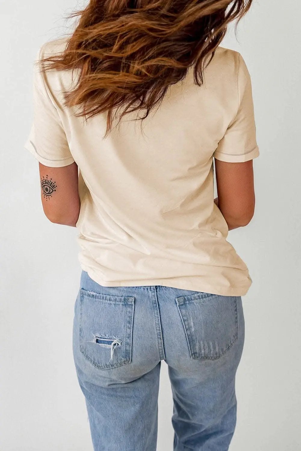 T-Shirts Trendsi Pumpkin Print Graphic T-Shirt Women's Fall Fashion Tee
