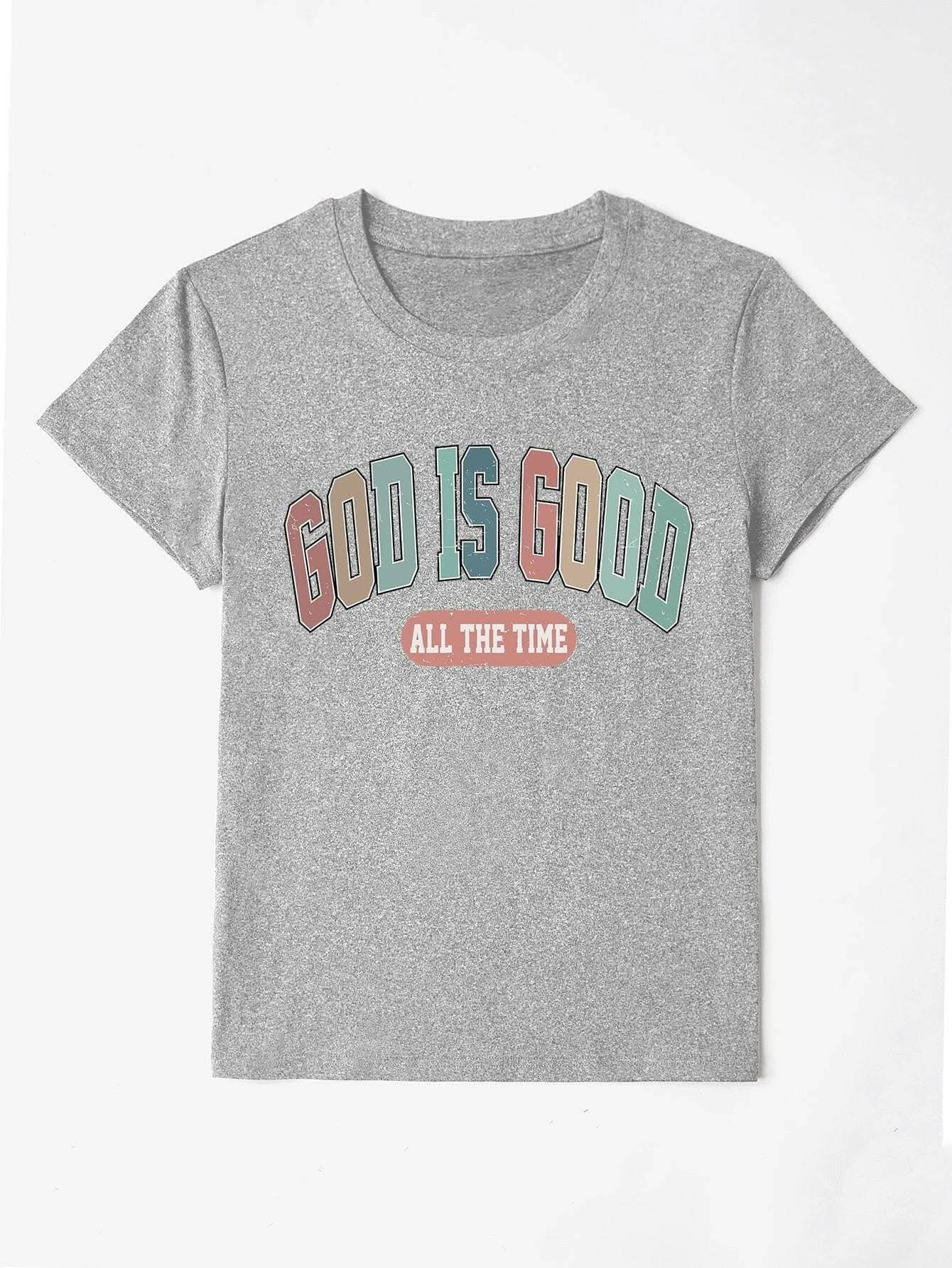 Trendsi God is Good Graphic Tee - Faith Inspired Unisex