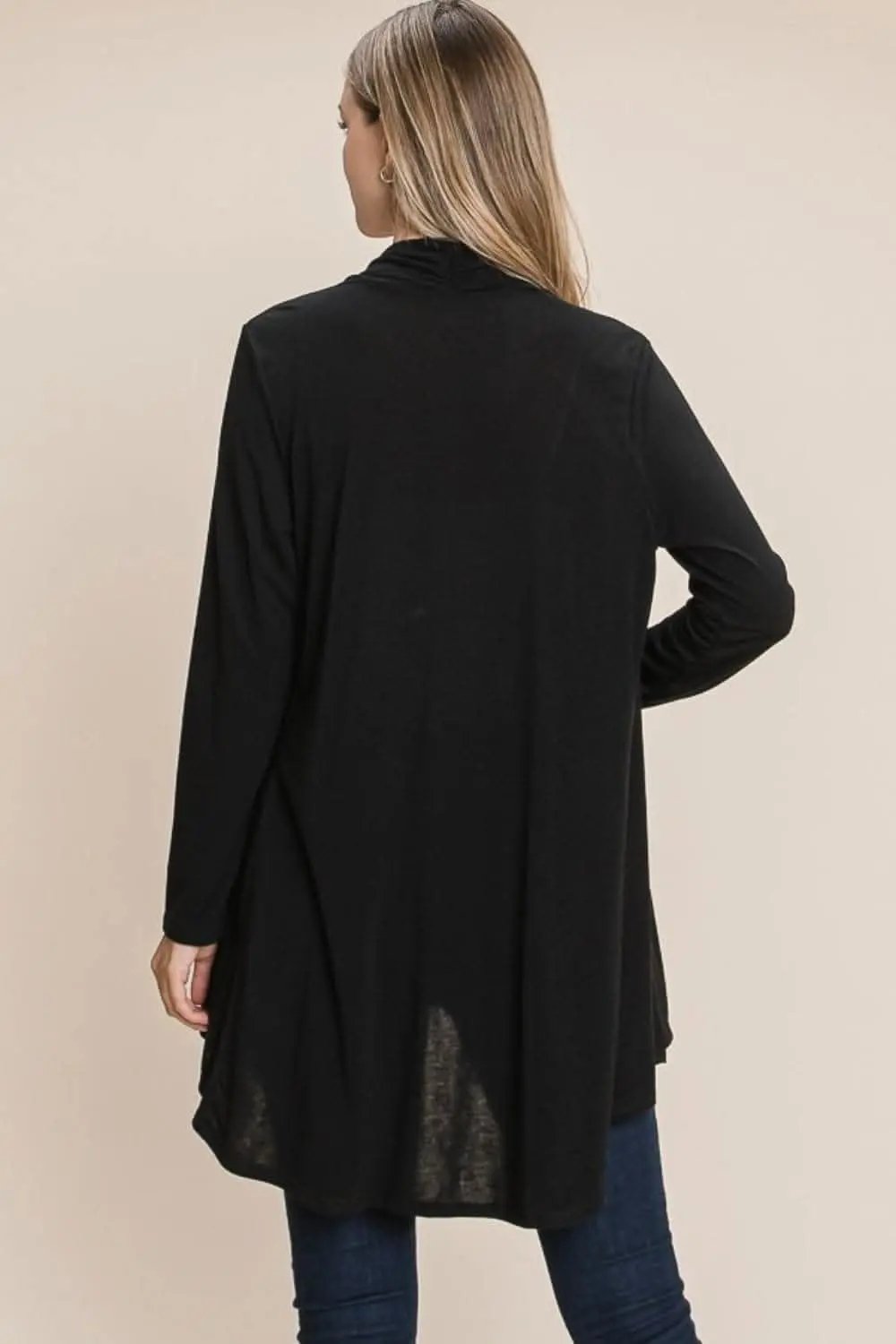 T-Shirts Trendsi Chic open front knit cardigan