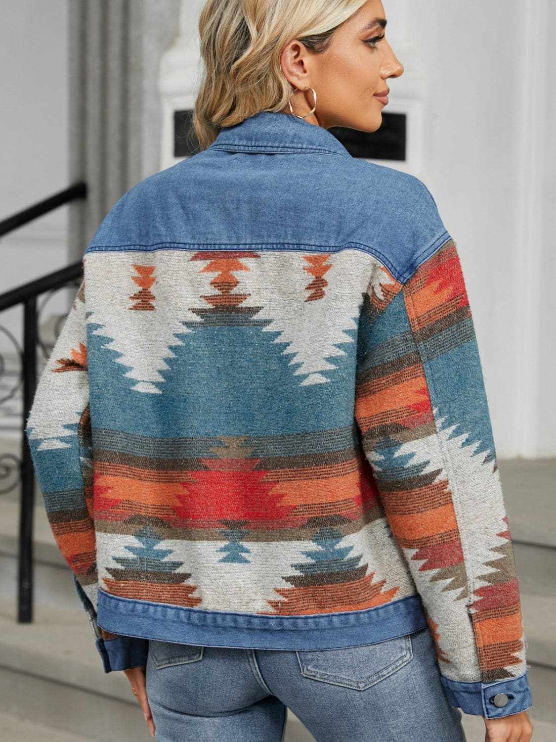 Jackets Trendsi Chic denim jacket with pockets
