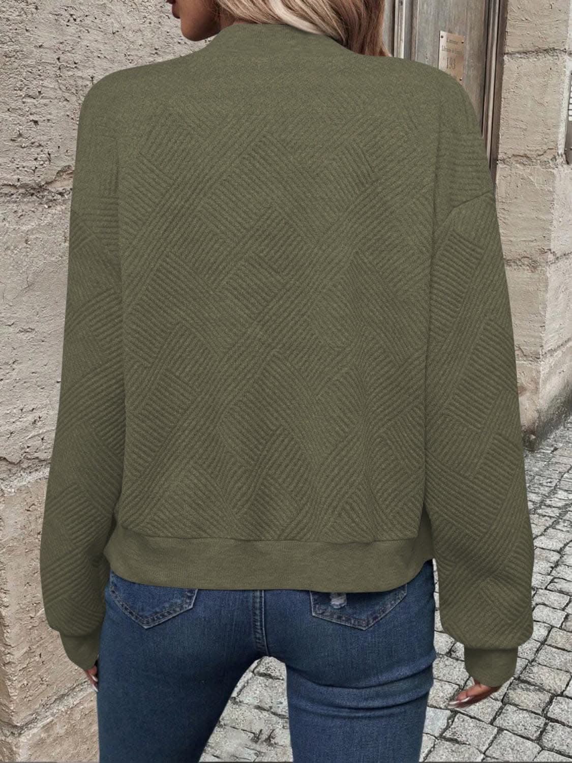 Jackets Trendsi Chic zip-up jacket - long sleeve, 100% polyester