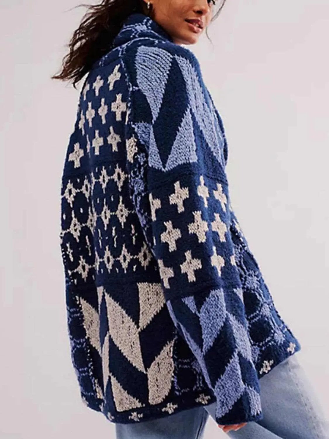 Shirts Trendsi Chic long sleeve button-up cardigan