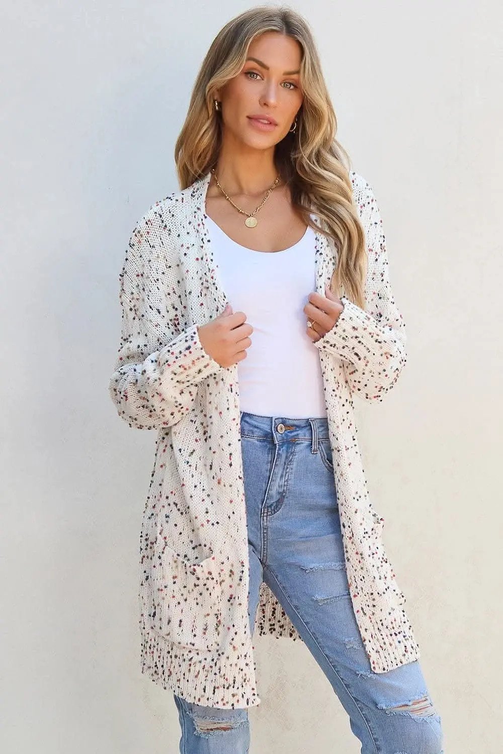 Sweaters Trendsi Cozy cardigan with pockets, soft blend