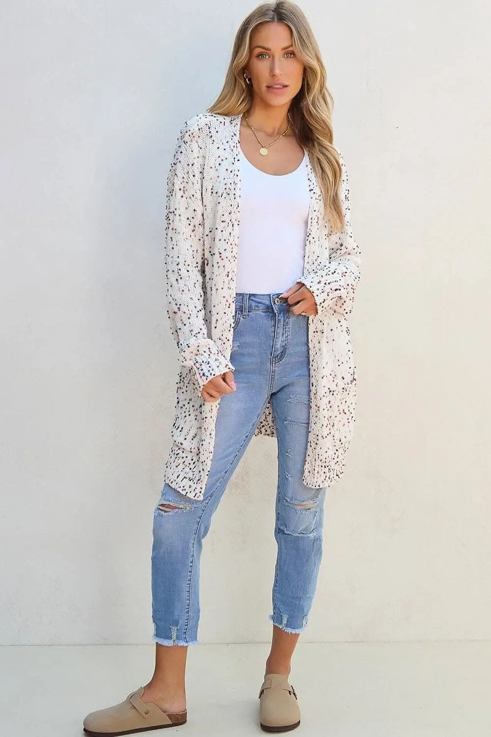 Sweaters Trendsi Cozy cardigan with pockets, soft blend