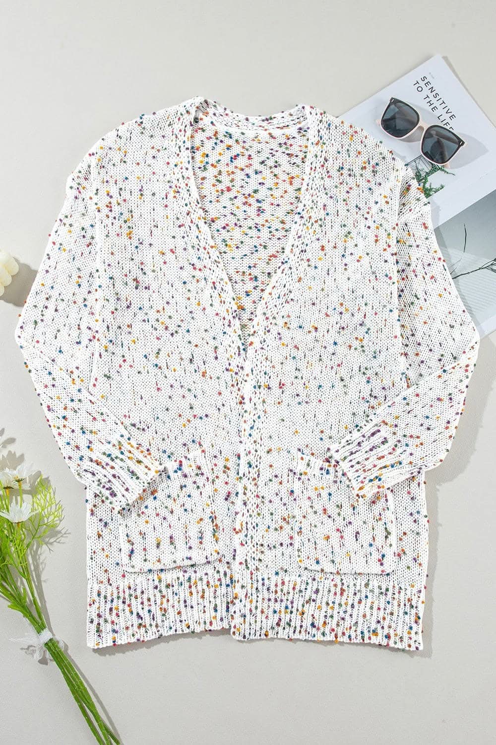 Sweaters Trendsi Cozy cardigan with pockets, soft blend