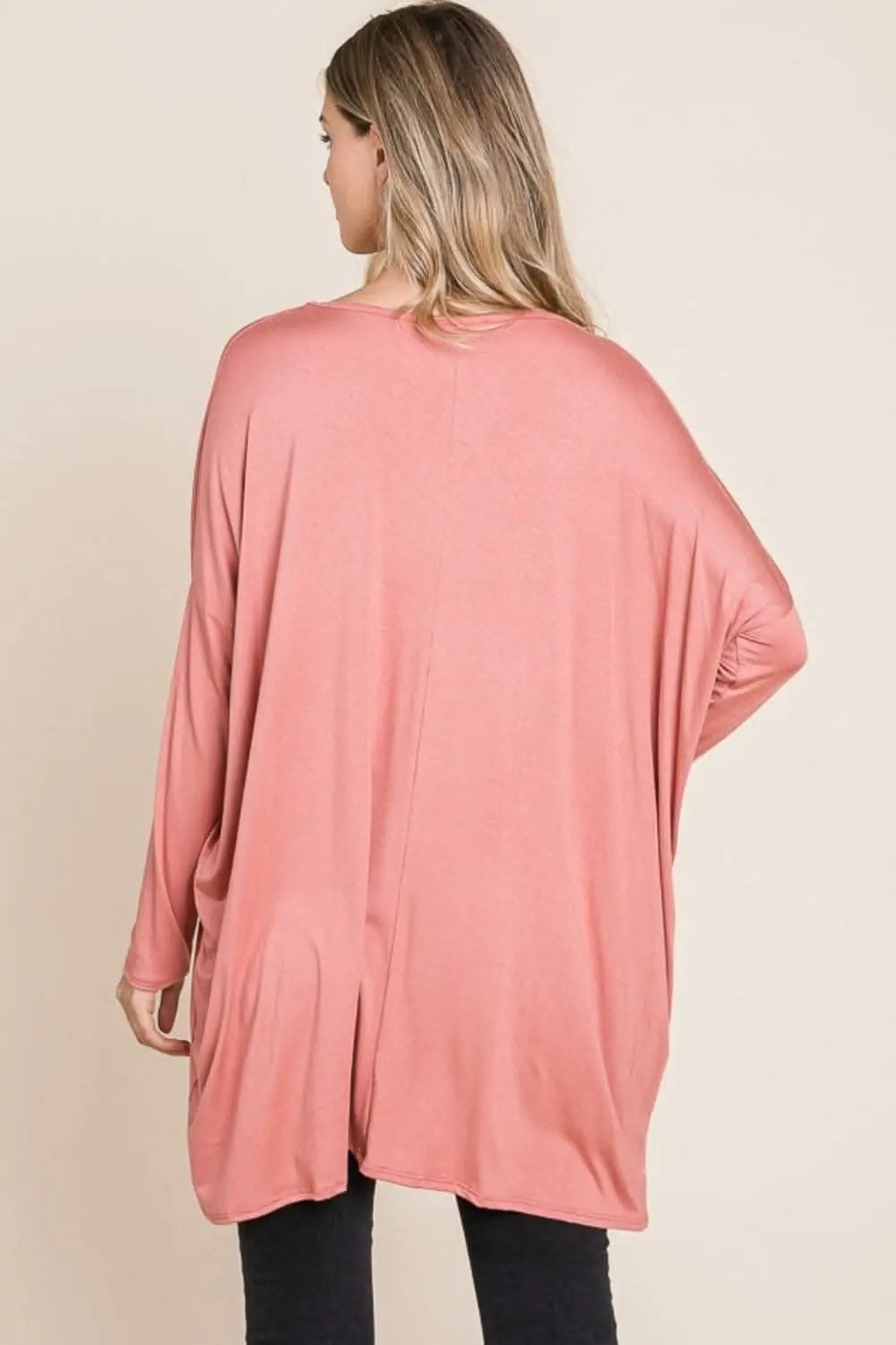 Women's Long Sleeve Top Long Sleeve Top - Oversized Fit - Chic Style