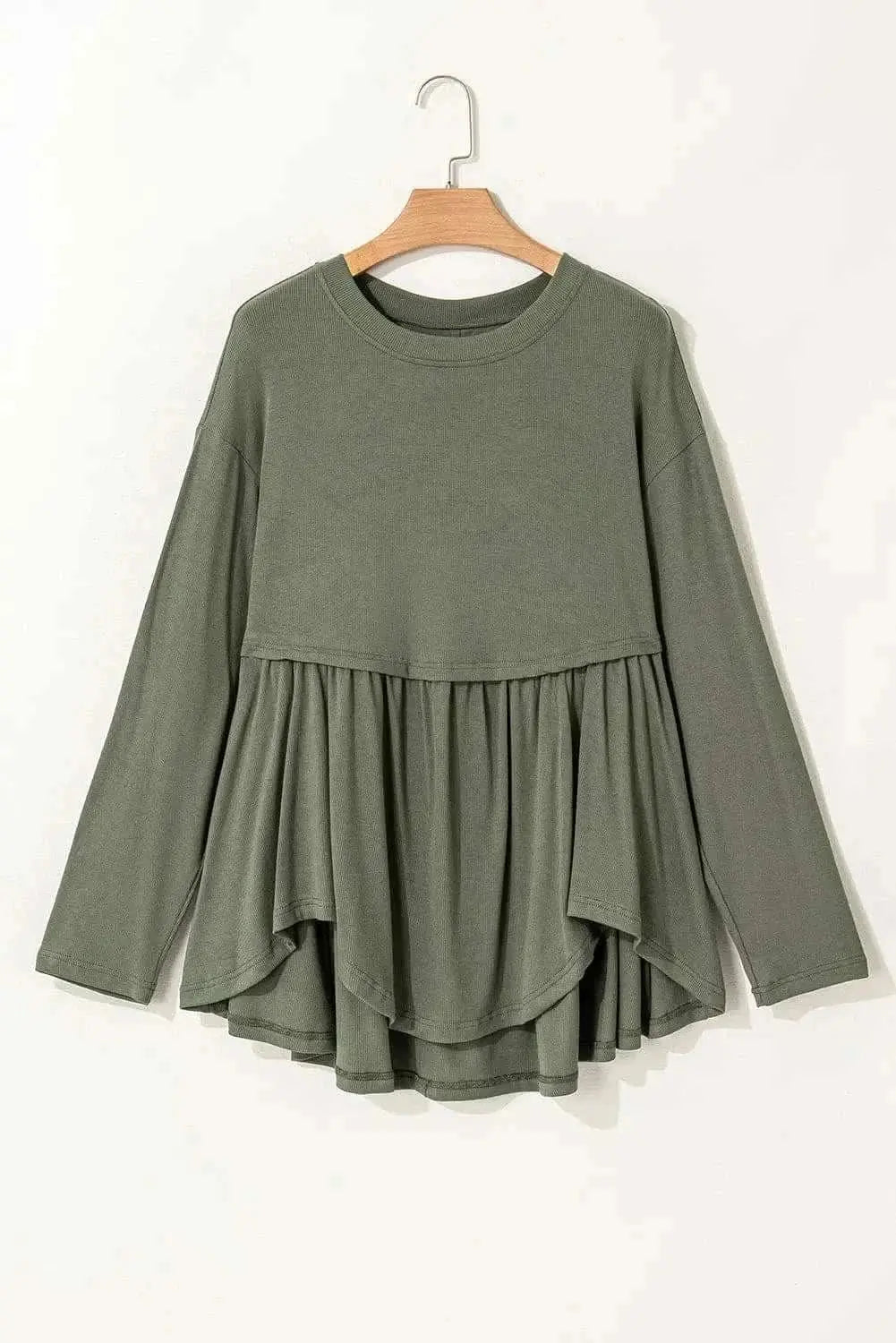 Shirts Trendsi Chic plus size long sleeve blouse