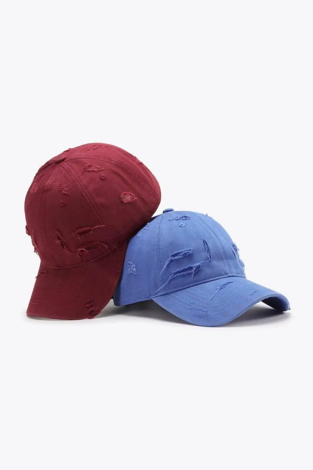 Trendsi Distressed Baseball Cap Adjustable Cotton — Vintage Style
