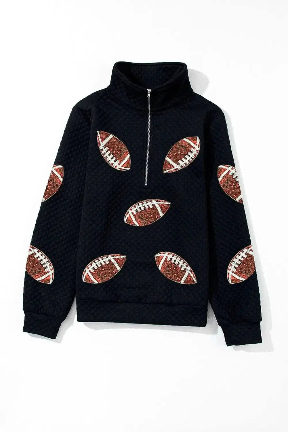 Sweatshirts & Hoodies Trendsi Sparkling sequin long sleeve top