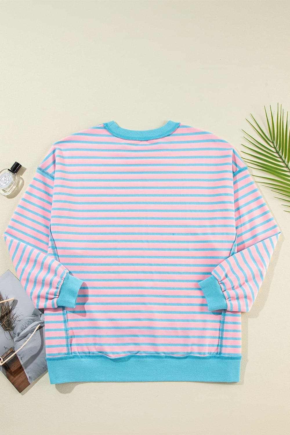Sweaters Trendsi Chic striped high-low pullover
