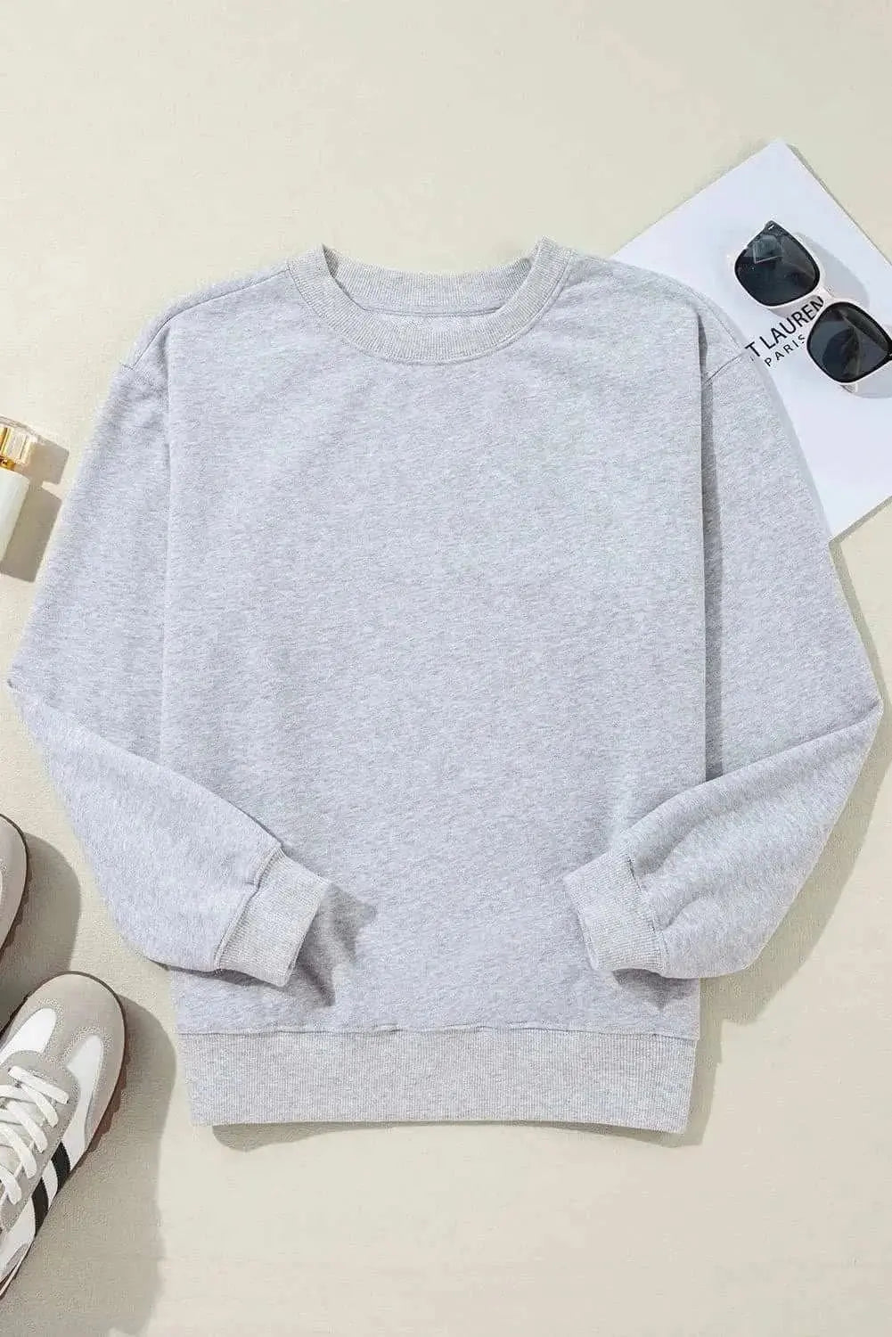 Sweatshirts & Hoodies Trendsi Cozy essentials long sleeve sweatshirt