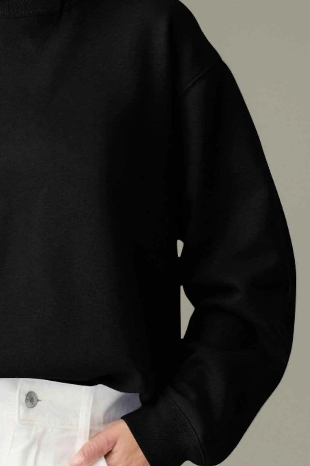 Sweatshirts & Hoodies Trendsi Cozy essentials long sleeve sweatshirt
