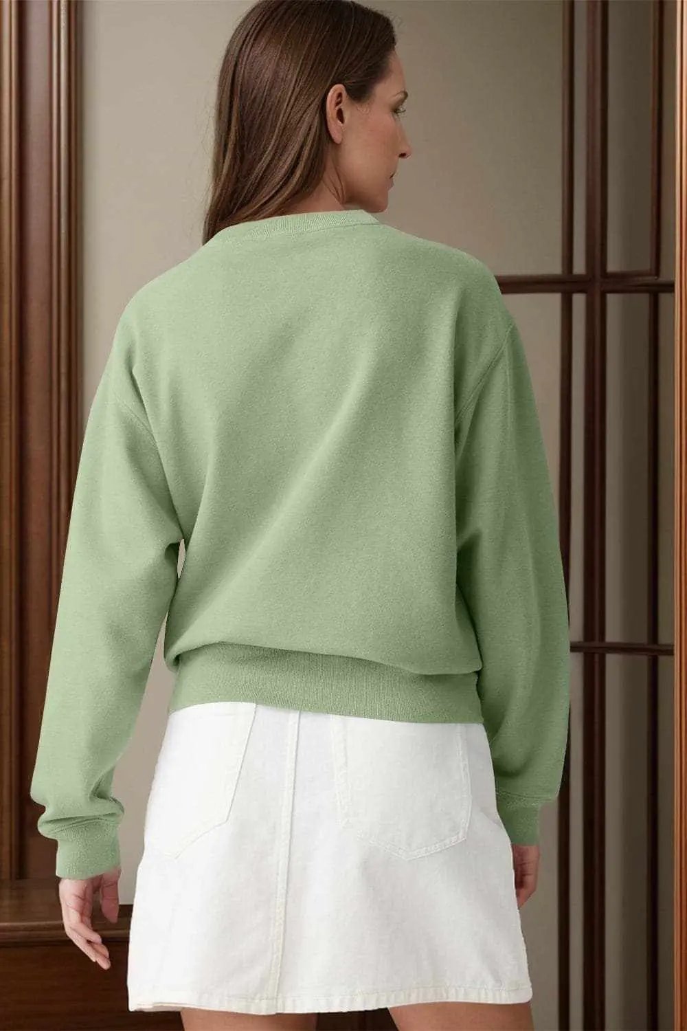 Sweatshirts & Hoodies Trendsi Cozy essentials long sleeve sweatshirt