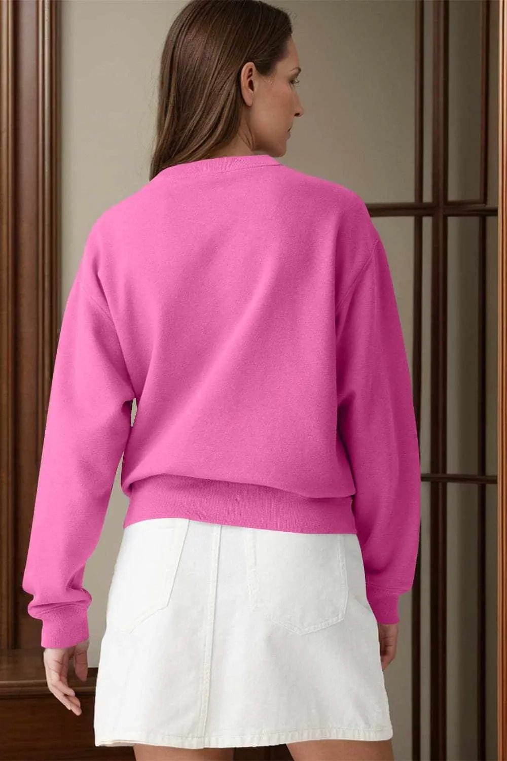 Sweatshirts & Hoodies Trendsi Cozy essentials long sleeve sweatshirt