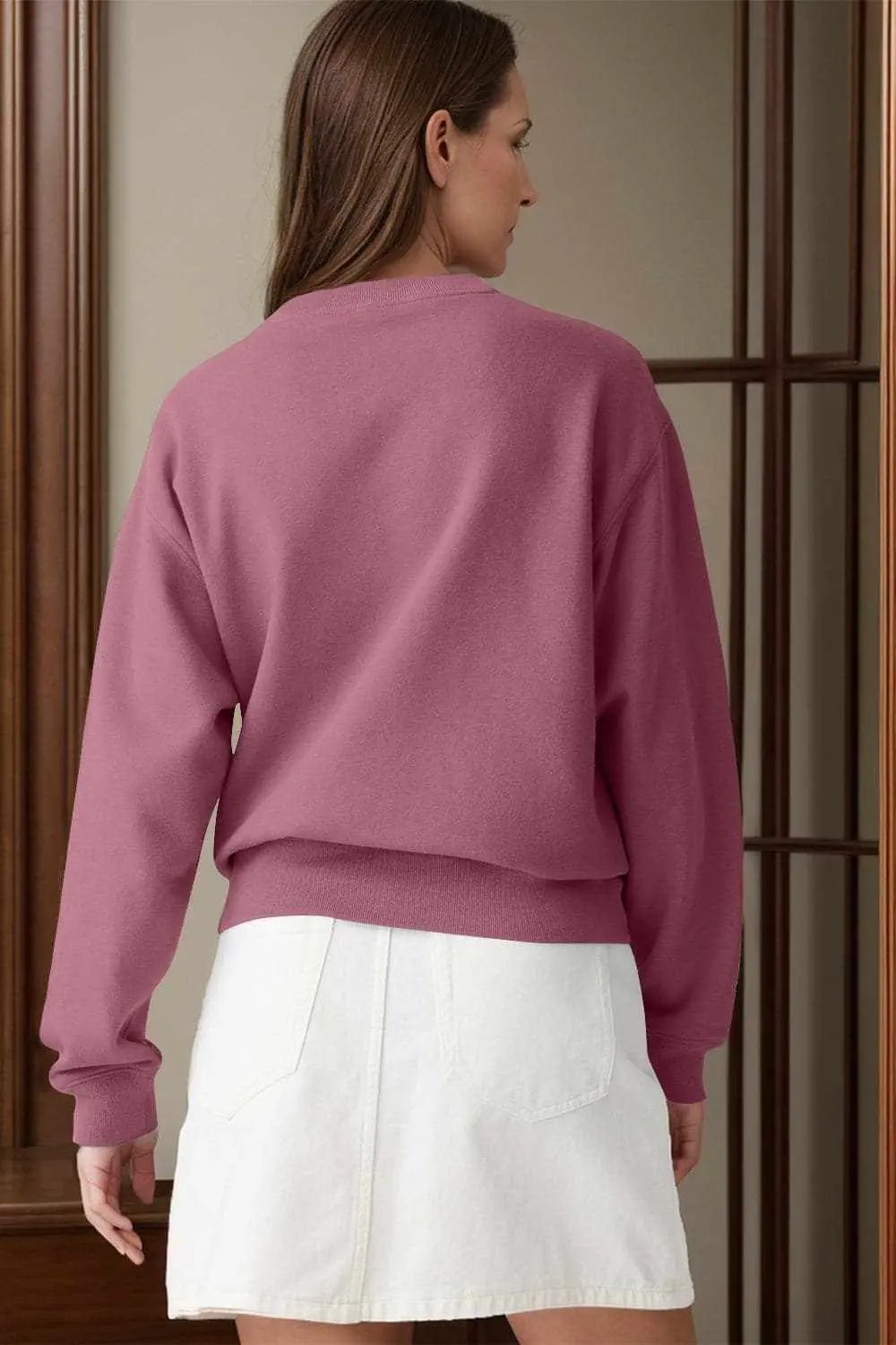 Sweatshirts & Hoodies Trendsi Cozy essentials long sleeve sweatshirt