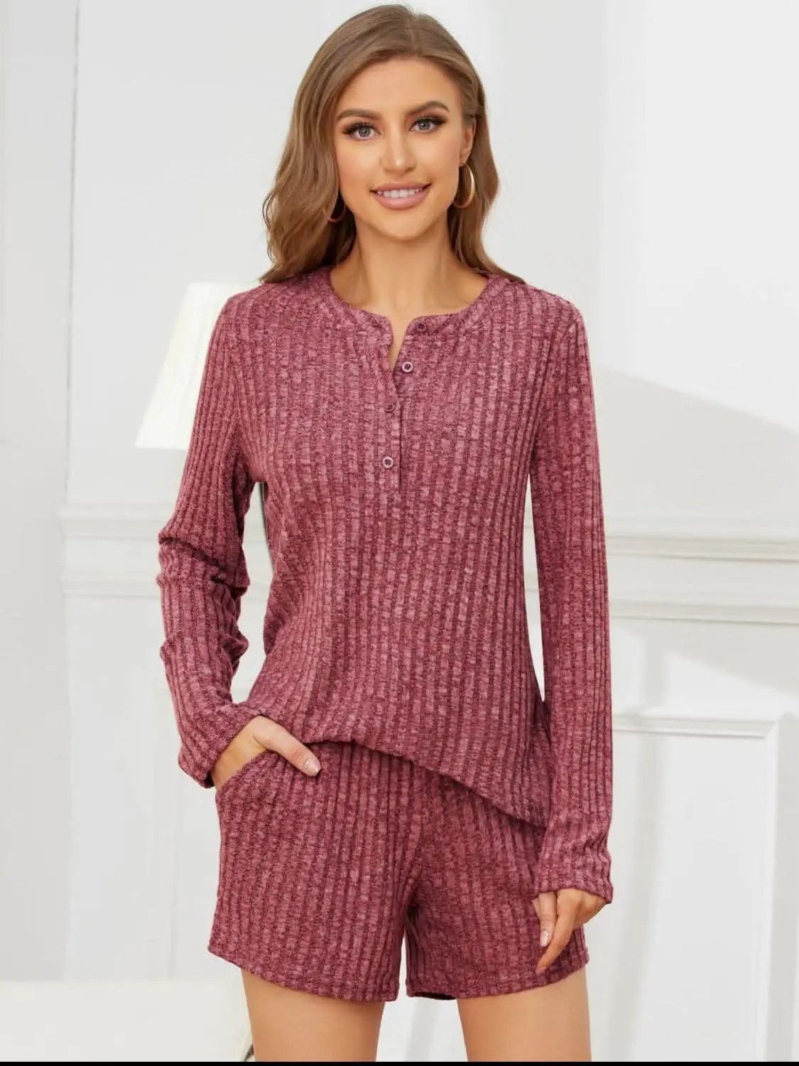 Accessories Trendsi Cozy ribbed two-piece set