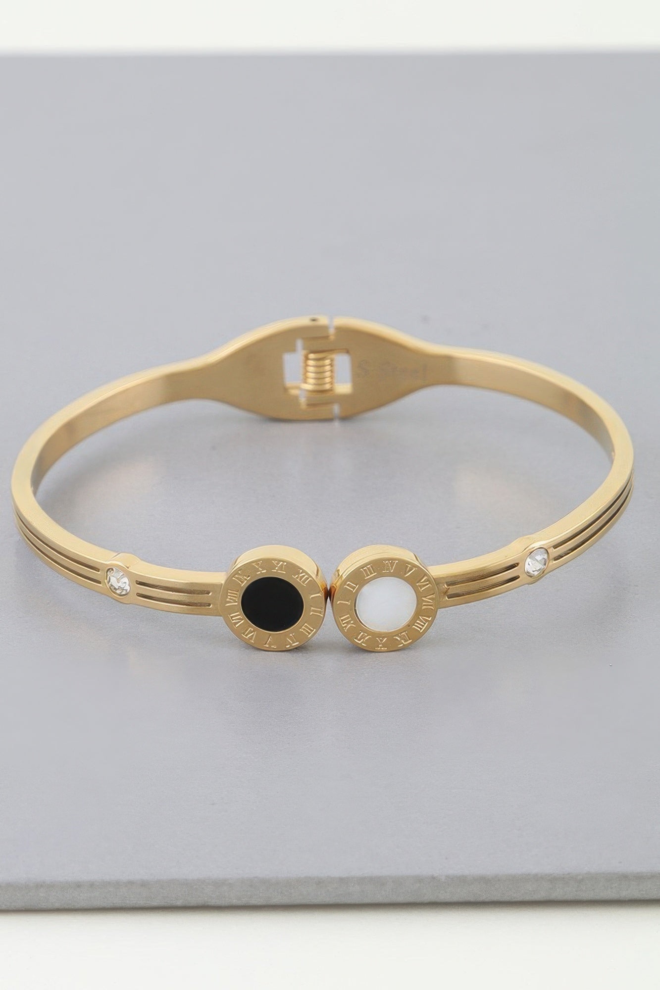 Twin Clock Wrap Bracelet